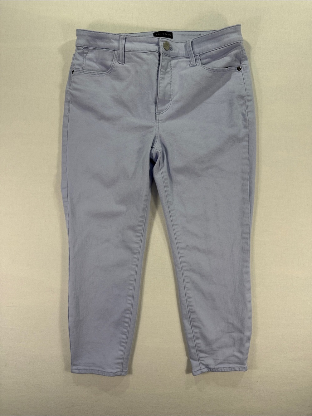 Talbots Jegging Crop Cropped Jeggings in Sky Blue Size 6P